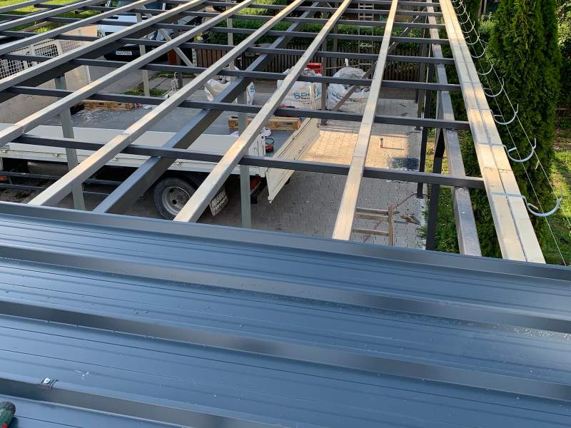 Spenglerarbeiten am Dach